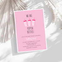 We Are Popping Bottles Pink Girl Baby Shower