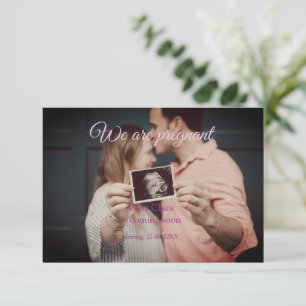 we are pregnant add baby name date pregnancy announcement