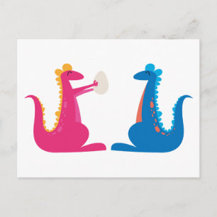 we are pregnant announcement postcard