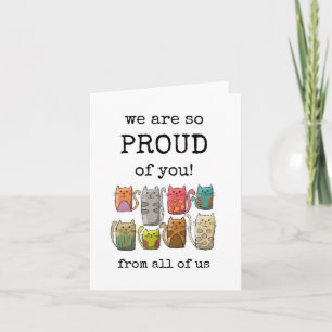 We Are So Proud of You, Funny, From All of Us Card