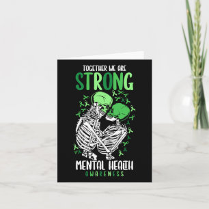 We Are Strong Mental Health Awareness Warrior  Card