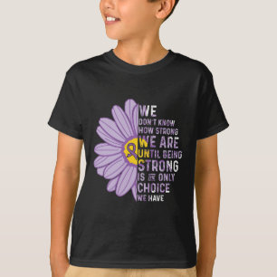 We Are Strong- Pancreatic Cancer Awareness Support T-Shirt
