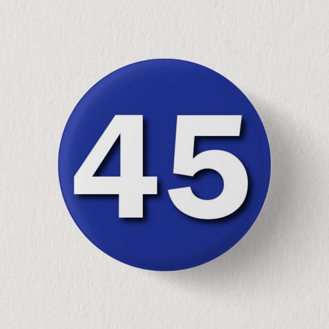 We are the 45 3 cm round badge (Front)