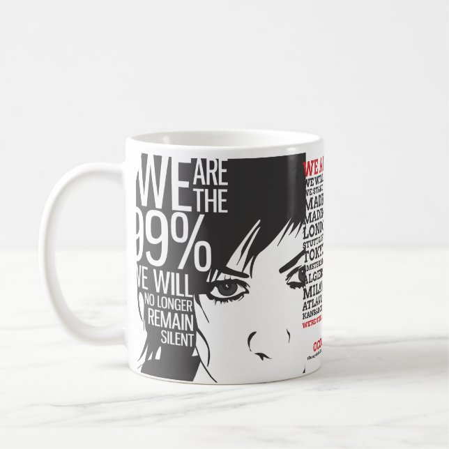 We are the 99% Coffee Mug (Left)