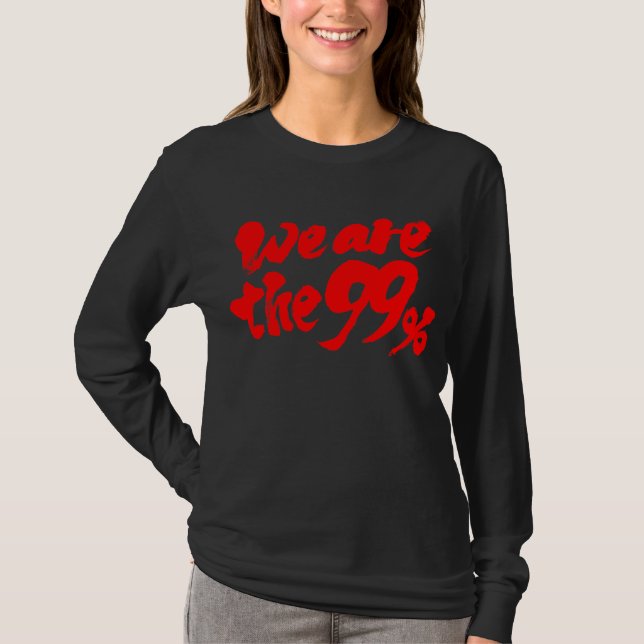We are the 99% Long sleeves T-Shirt (Front)