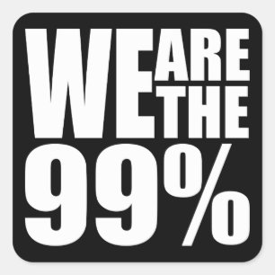 We Are the 99% Sticker