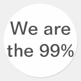 We are the 99% sticker