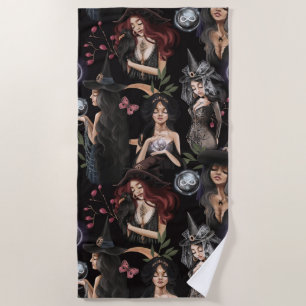 We Are the Daughters of Witches You Could Not Burn Beach Towel