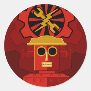 We are the Robots Classic Round Sticker