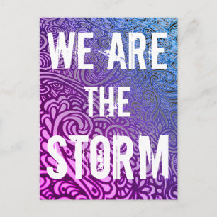 We are the STORM Thank You Postcard