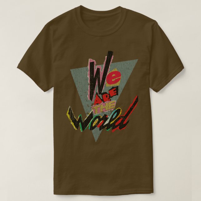 We Are the World 1985 T-Shirt (Design Front)