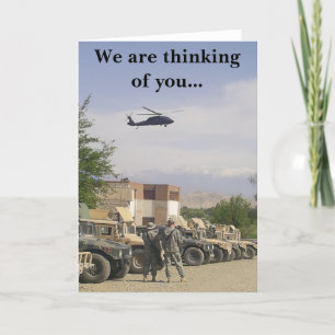 We are thinking of you... card