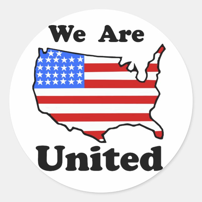 We Are United Stickers (Front)
