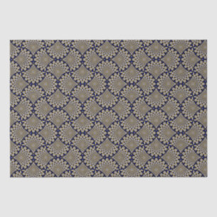 We Are Watching You Navy And Gold Art Deco Craft Tissue Paper