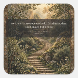 We Are What We Repeatedly Do — Habit Sticker