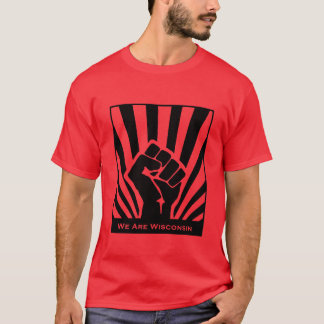 We Are Wisconsin Solidarity T-shirt - Red