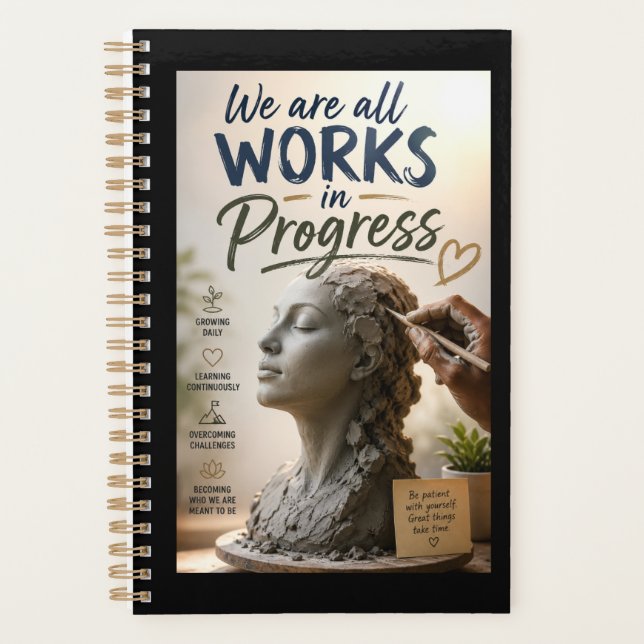 We Are Works in Progress Planner (Front)