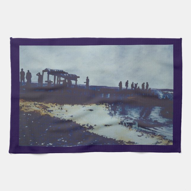 We ate all the Fish, Now That? Harbour Island Tea Towel (Horizontal)