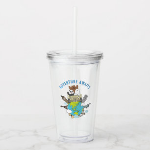 We Bare Bears - Adventure Awaits Acrylic Tumbler