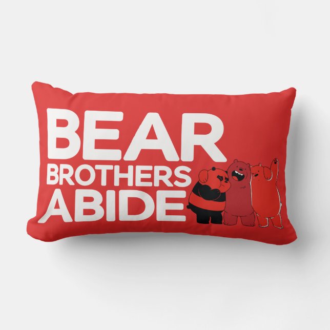 We Bare Bears - Bear Brothers Abide Lumbar Cushion (Front)