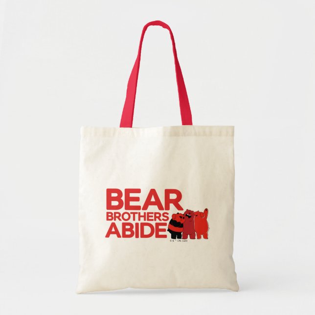 We Bare Bears - Bear Brothers Abide Tote Bag (Front)