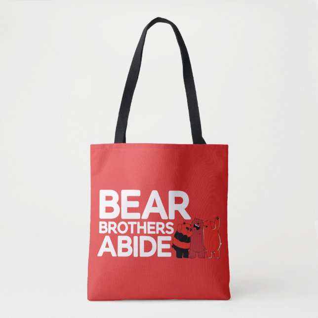 We Bare Bears - Bear Brothers Abide Tote Bag (Front)