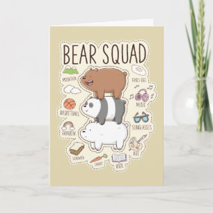 We Bare Bears - Bear Squad Journal Graphic Card