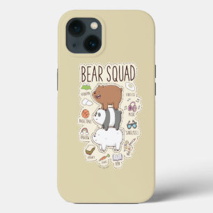 We Bare Bears - Bear Squad Journal Graphic iPhone 13 Case