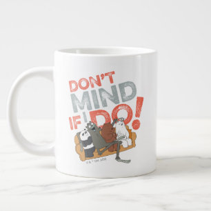 We Bare Bears & Charlie - Don't Mind If I Do! Large Coffee Mug