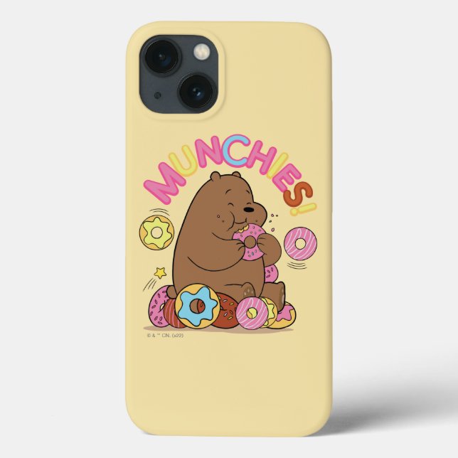 We Bare Bears - Grizz Donut Munchies! Case-Mate iPhone Case (Back)