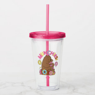 We Bare Bears - Grizz Doughnut Munchies! Acrylic Tumbler