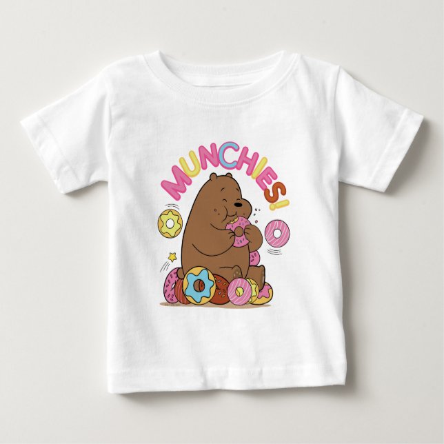 We Bare Bears - Grizz Doughnut Munchies! Baby T-Shirt (Front)