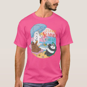 We Bare Bears Grizz Panda Ice Bear Always Summer P T-Shirt