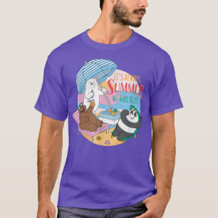 We Bare Bears Grizz Panda Ice Bear Always Summer  T-Shirt