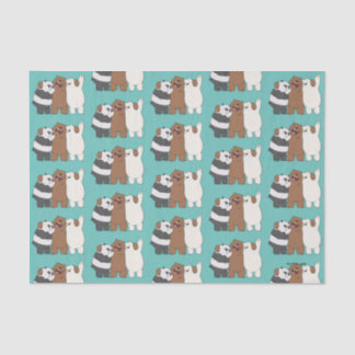 We Bare Bears Group Hug Tissue Paper