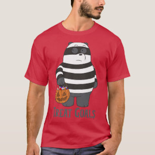 We Bare Bears Halloween Panda Bear Treat Goals Pre T-Shirt