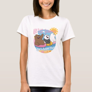 We Bare Bears - Hello Summer! Let's Have Fun T-Shirt