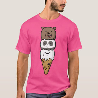 We Bare Bears Ice Cream T-Shirt