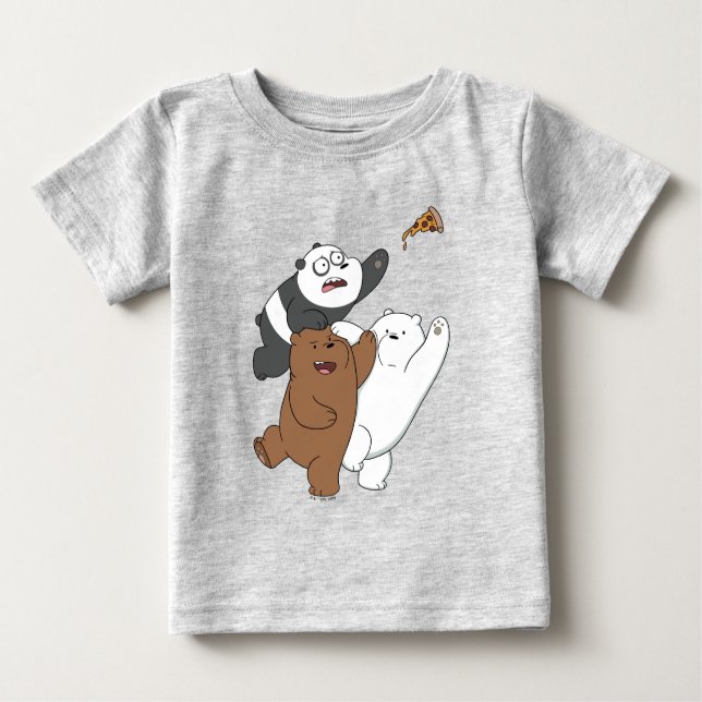 We Bare Bears - Last Pizza Slice Baby T-Shirt (Front)