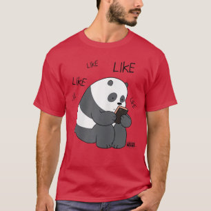 We Bare Bears Panda Like Like Like friend T-Shirt