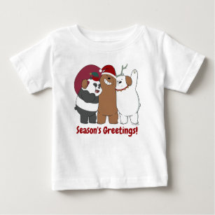 We Bare Bears - Season's Greetings Baby T-Shirt