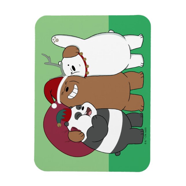 We Bare Bears - Season's Greetings Magnet (Vertical)