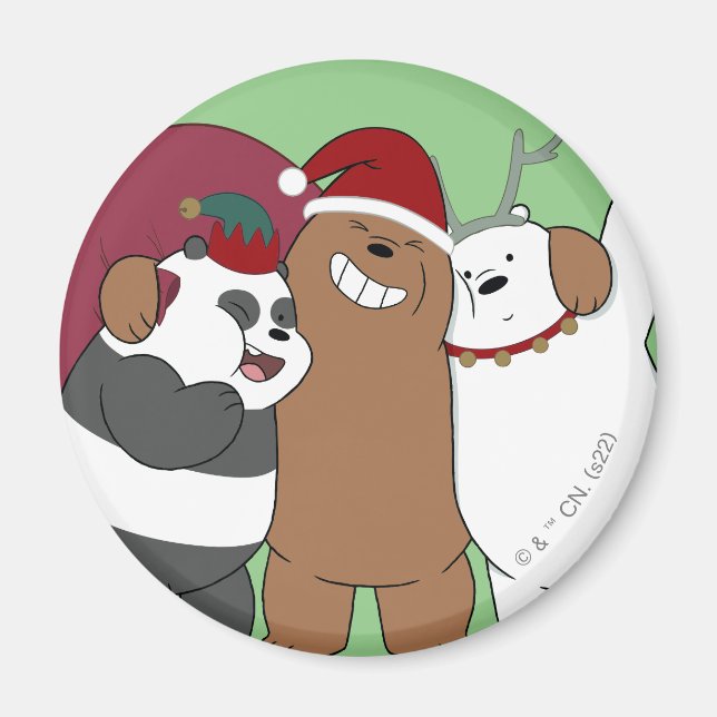We Bare Bears - Season's Greetings Magnet (Front)