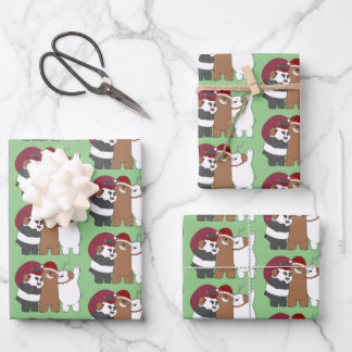 We Bare Bears - Season's Greetings Wrapping Paper Sheet