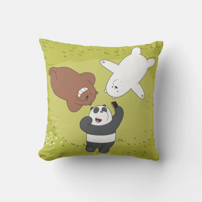 We Bare Bears - #SquadGoals Cushion (Front)
