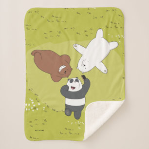 We Bare Bears - #SquadGoals Sherpa Blanket