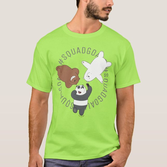 We Bare Bears - #SquadGoals T-Shirt (Front)