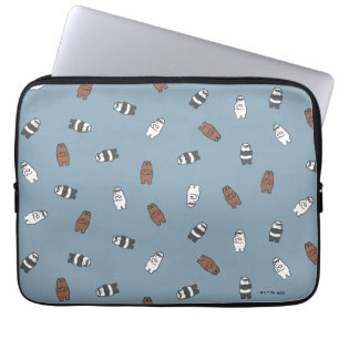 We Bare Bears - Sunglass Bears Pattern Laptop Sleeve