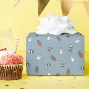 We Bare Bears - Sunglass Bears Pattern Wrapping Paper