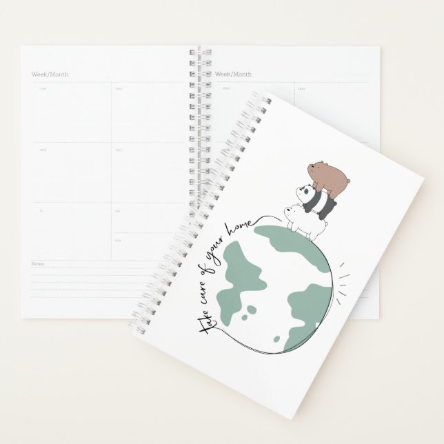 We Bare Bears - Take Care of Your Home Planner (Display)